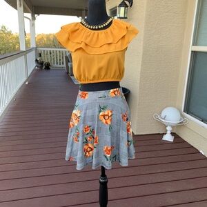 Just‎ Kids CropTop & Skirt Set